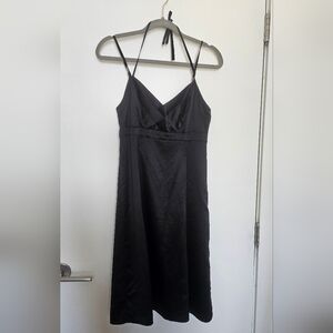 ESPRIT Black silky strappy dress, size 6